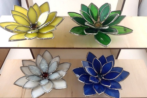 Intermediate Stained Glass - Lotus Flower (16+)